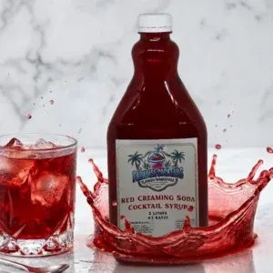 Red Creaming Soda Cocktail Syrup